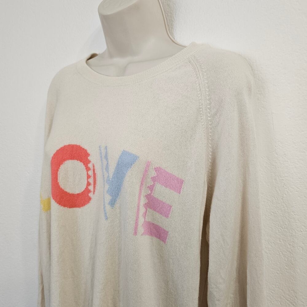 CHINTI & PARKER 'LOVE' Cashmere Sweater Cream Size L - Picture 5 of 11